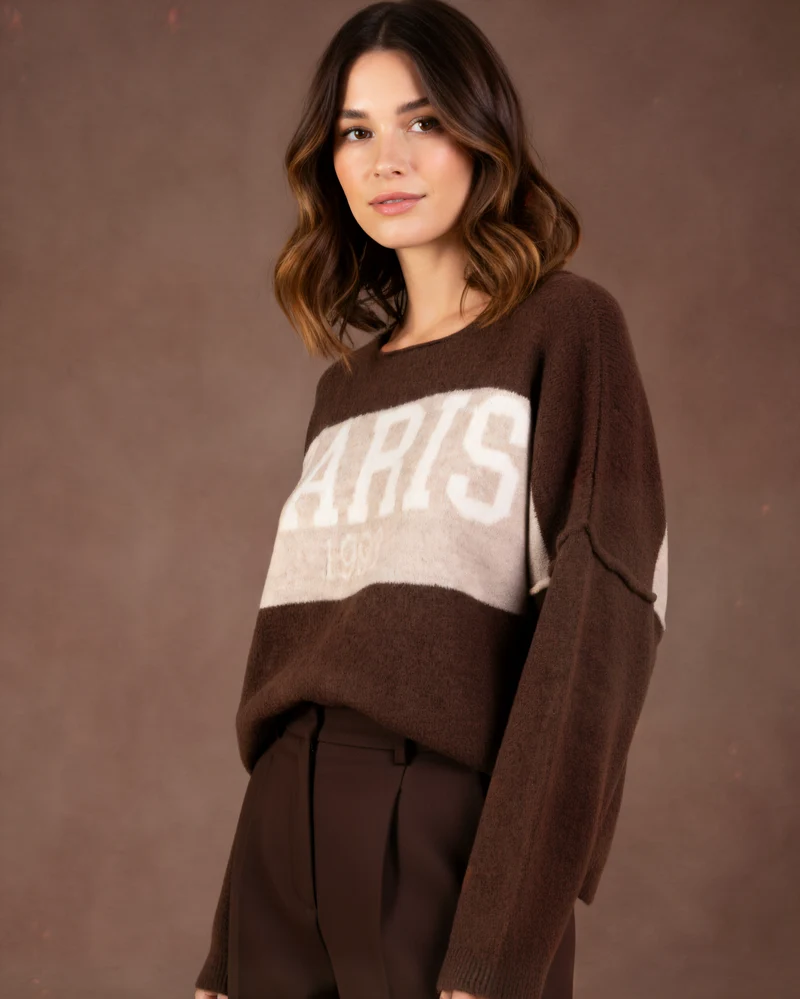 Pull doux laine - Paris