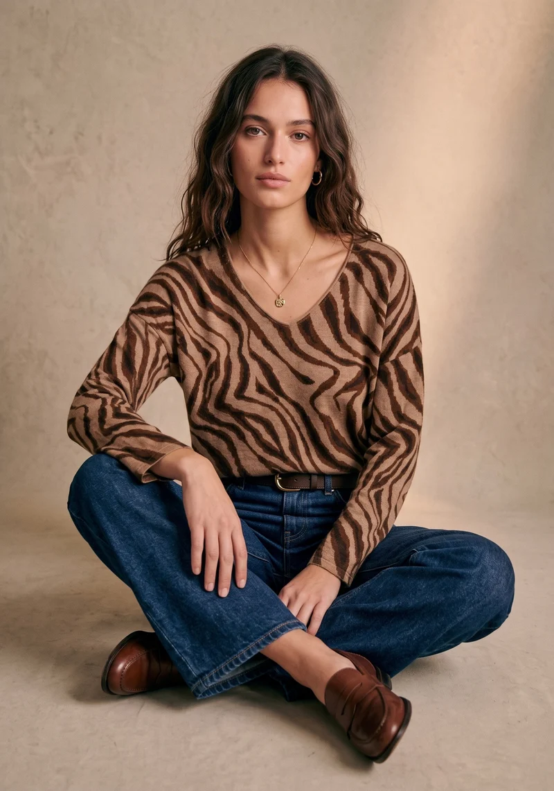 Pull zébré - Cristina