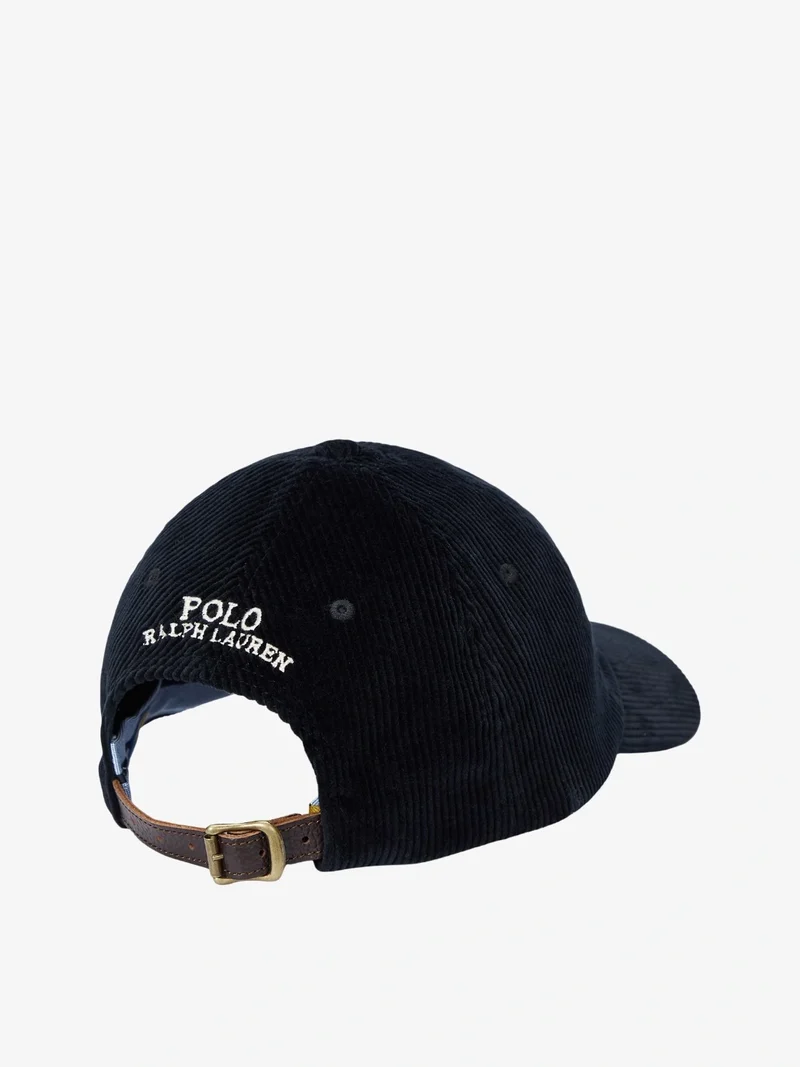 Casquette Ralph Lauren noire en velours