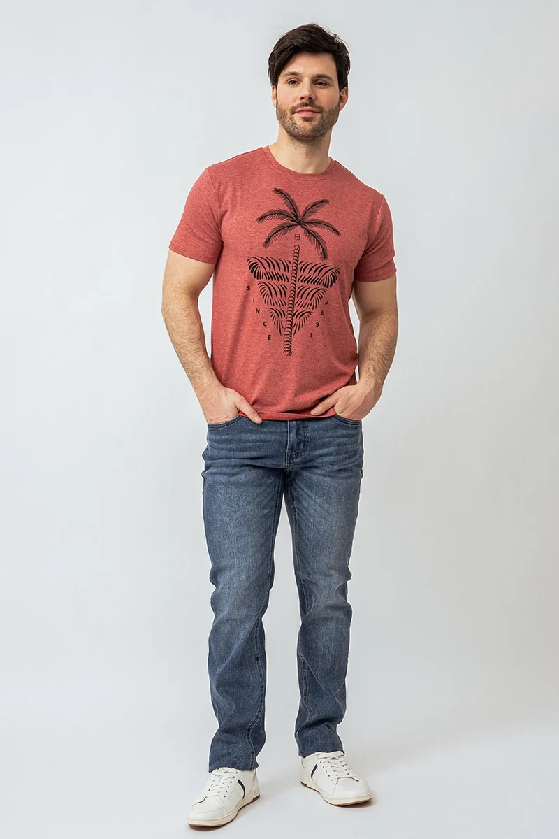 Le t-shirt imprimé Palmier