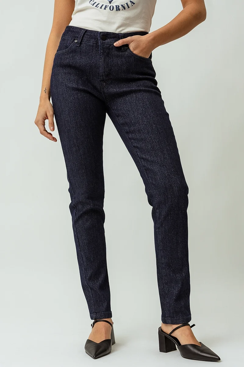 Le jeans étroit scintillant | Modèle Georgia