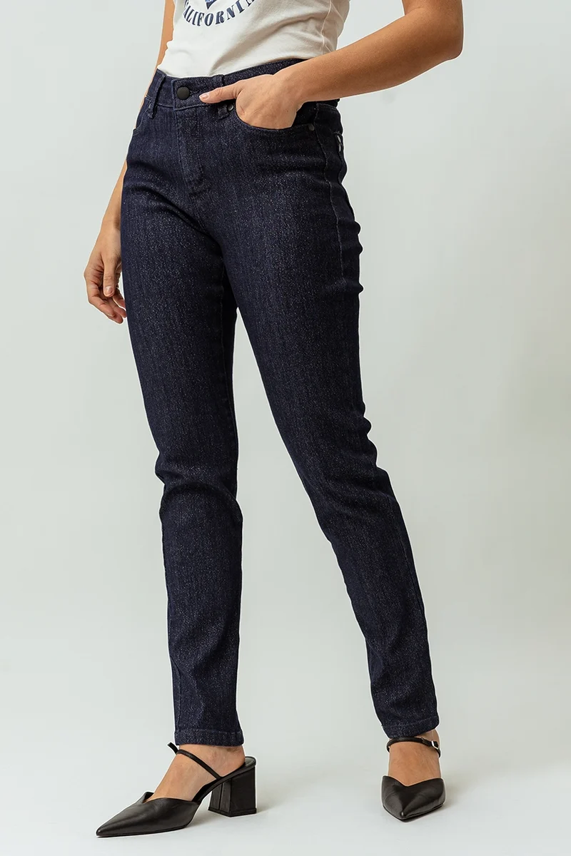 Le jeans étroit scintillant | Modèle Georgia