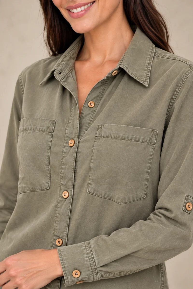 La chemise en tencel douce