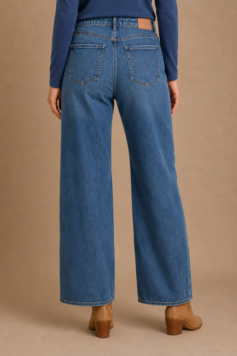 Le jean large | Modèle Lily