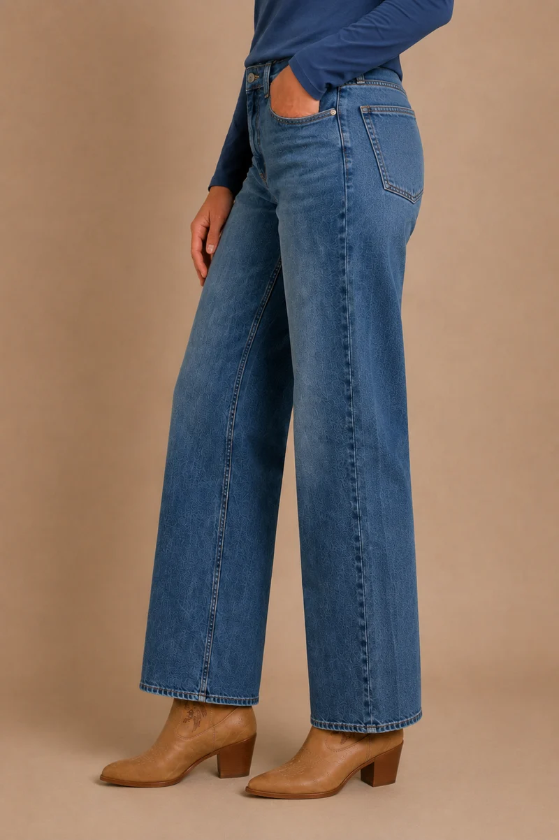 Le jean large | Modèle Lily
