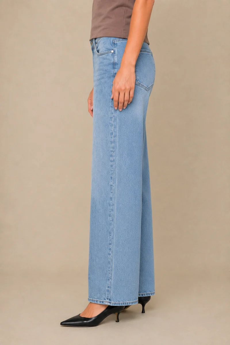 Le jean large | Modèle Lily
