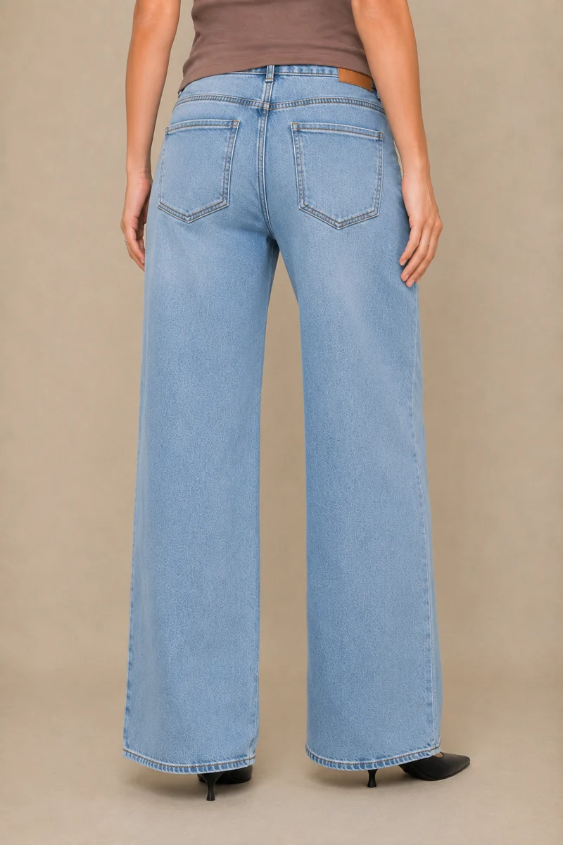 Le jean large | Modèle Lily