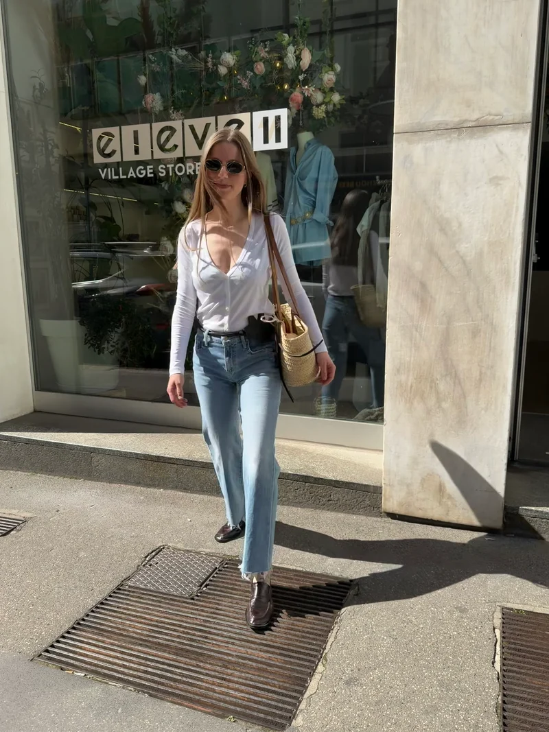 Gilet blanc Sironi