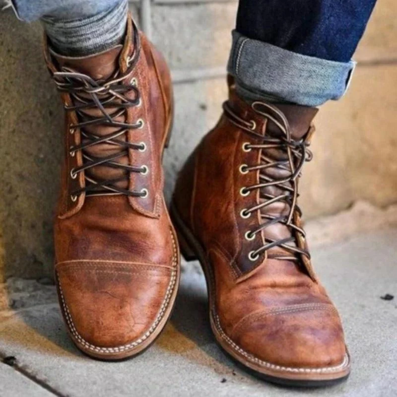 Leonard | Bottes Vintage avec Durabilité Robuste pour Hommes