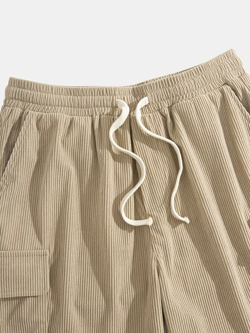 Zedric | Pantalon cargo d'été en velours côtelé pour homme