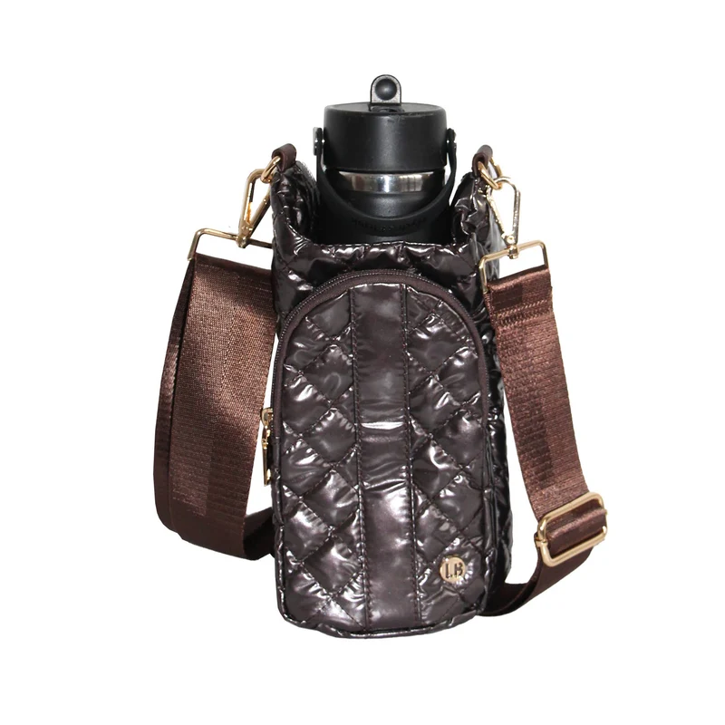 Drink Carrier Crossbody Bag Espresso