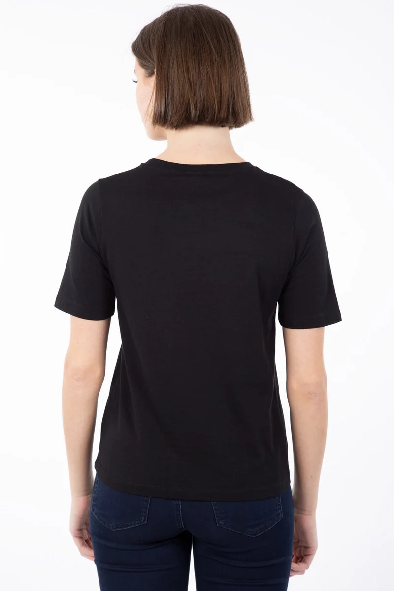 T-shirt avec broderie the moon | B.Young | 2 couleurs