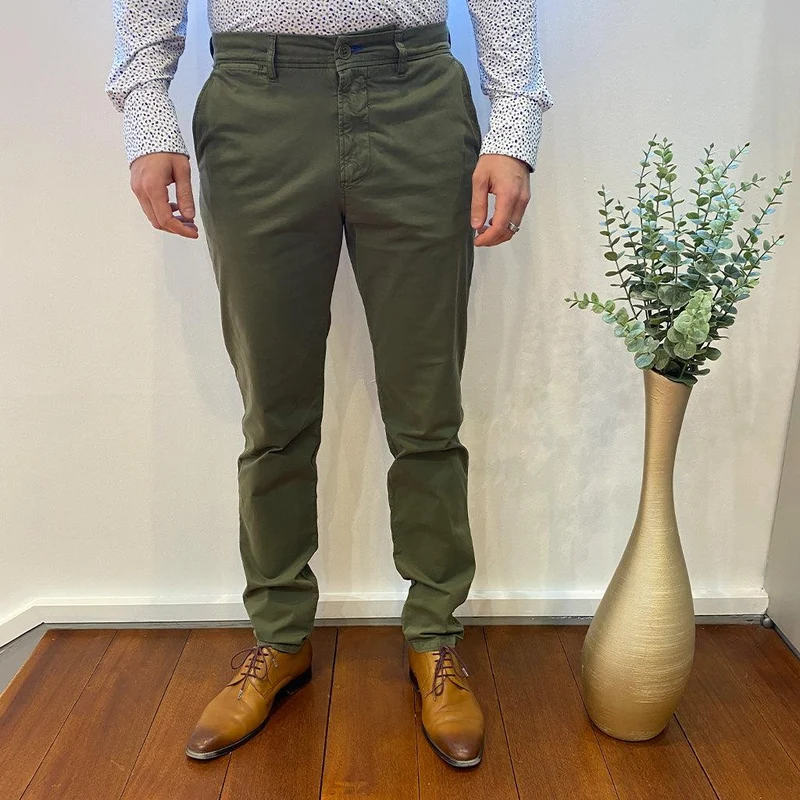 Pantalon chino Georgespaul kaki