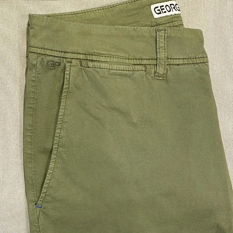 Pantalon chino Georgespaul kaki