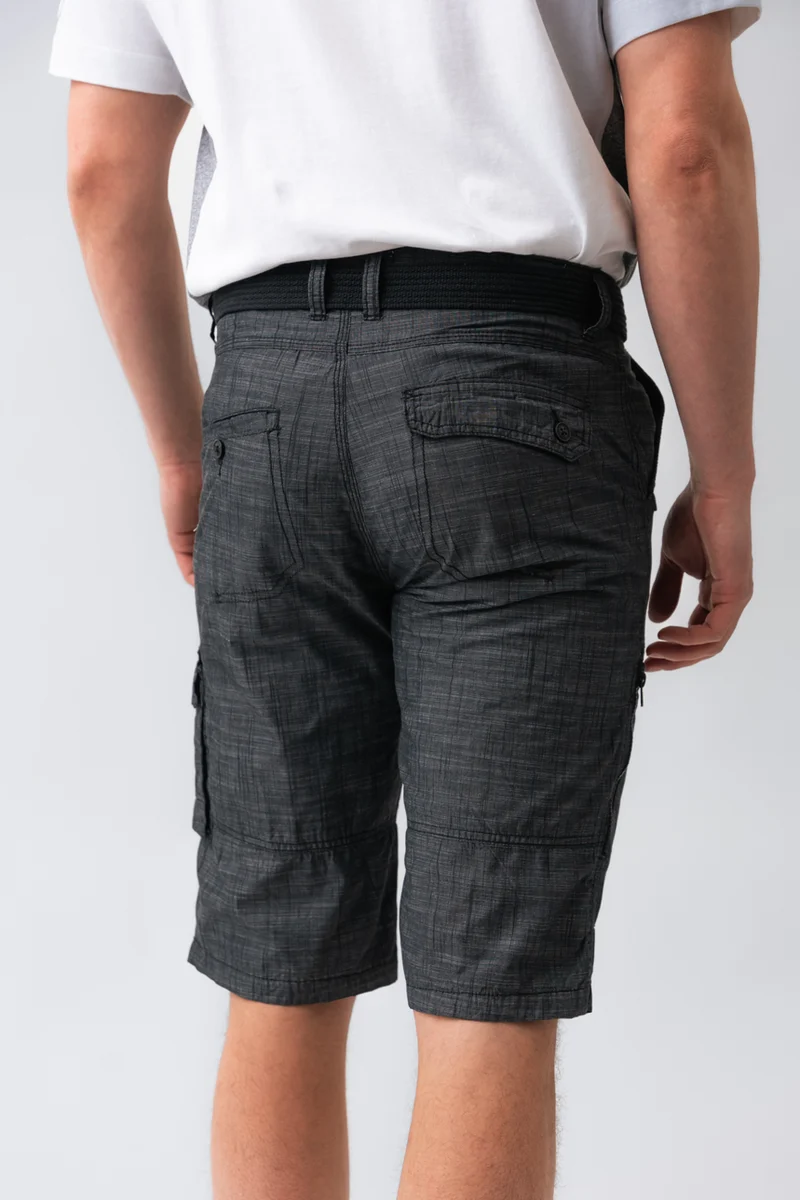 Le bermuda chiné multi poches