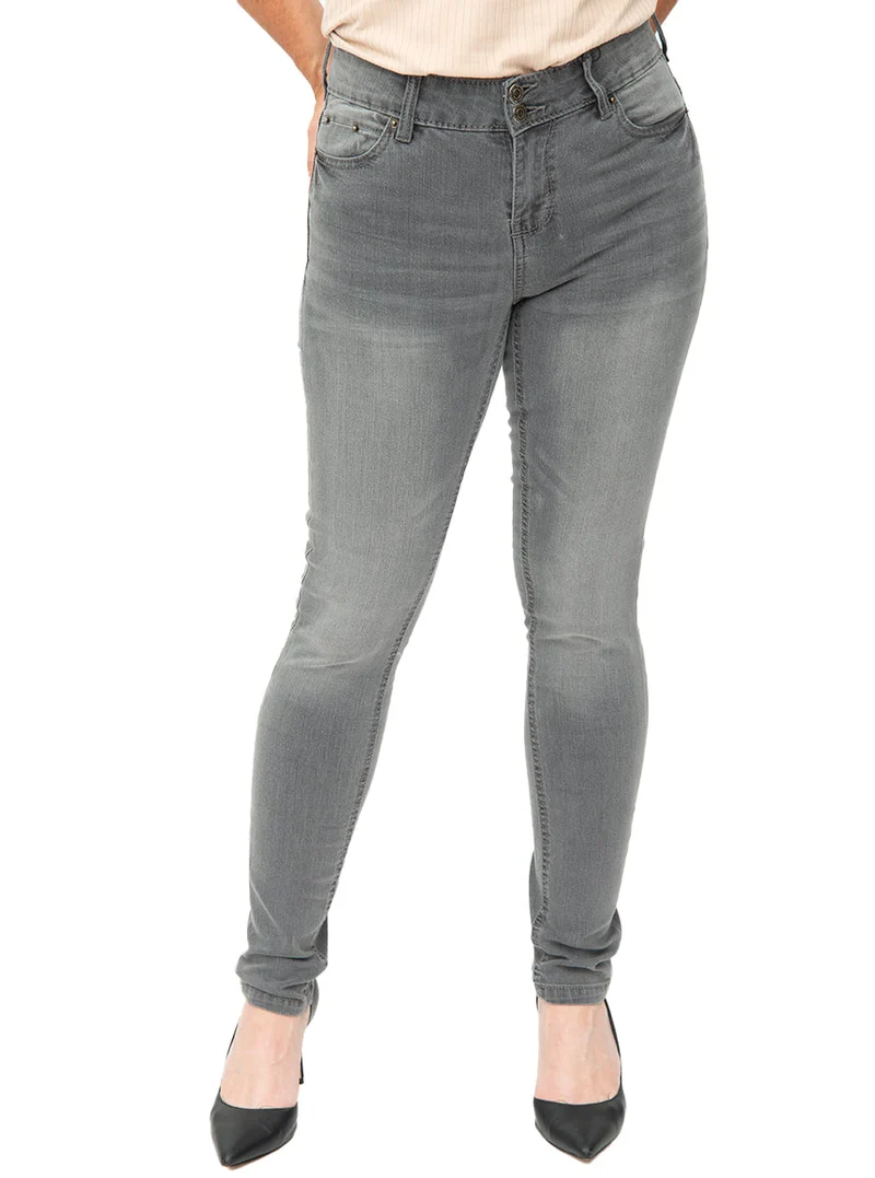 Jean étroit taille régulière | Modèle 2 boutons