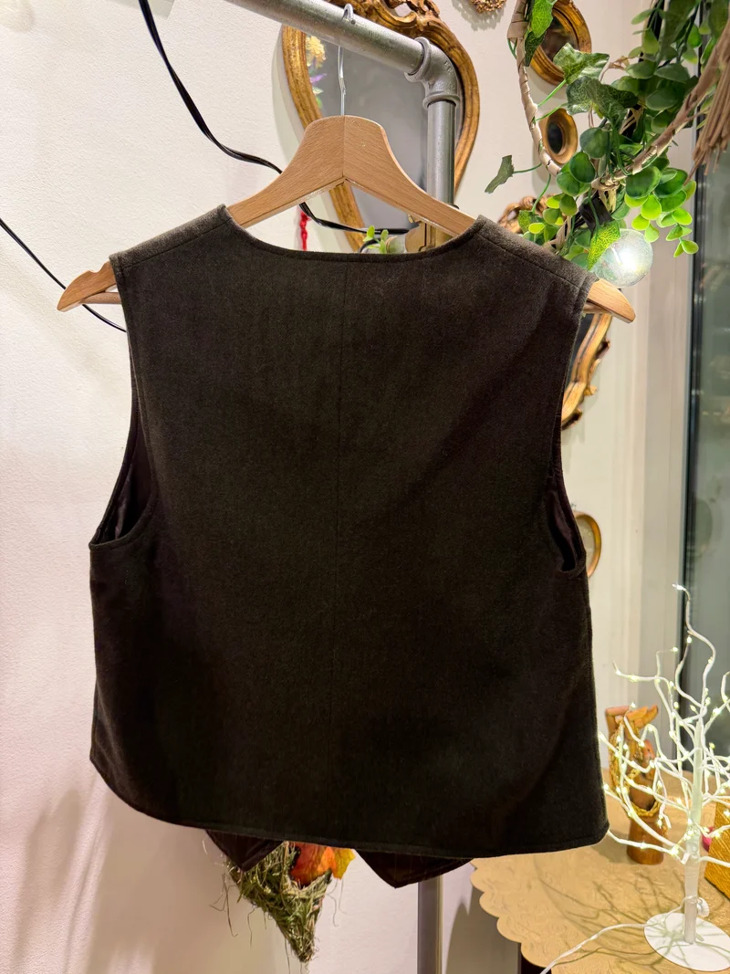 Gilet kaki Basquiat