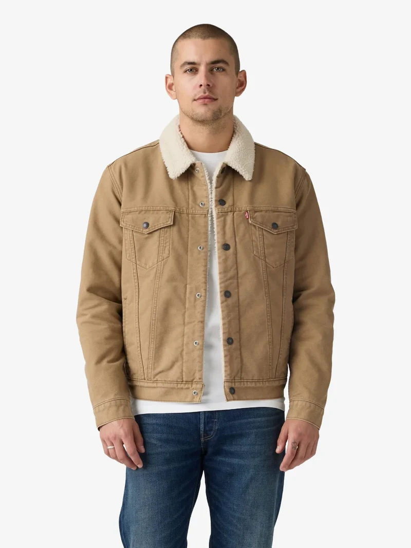 Veste sherpa Levi's Trucker beige