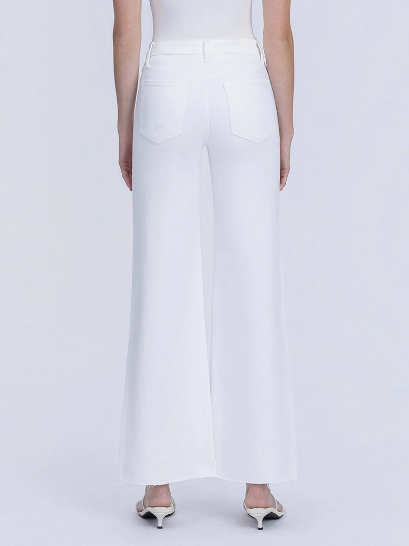 High Rise Optic White Pant