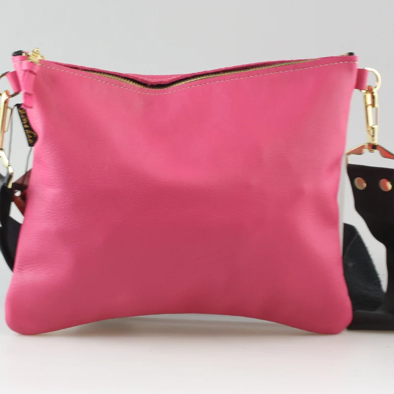 The Classic Taylor Crossbody: Vanilla / 9"x7.5" / Matching Leather Strap