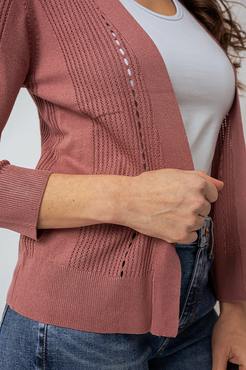 Le cardigan ajouré en crochet