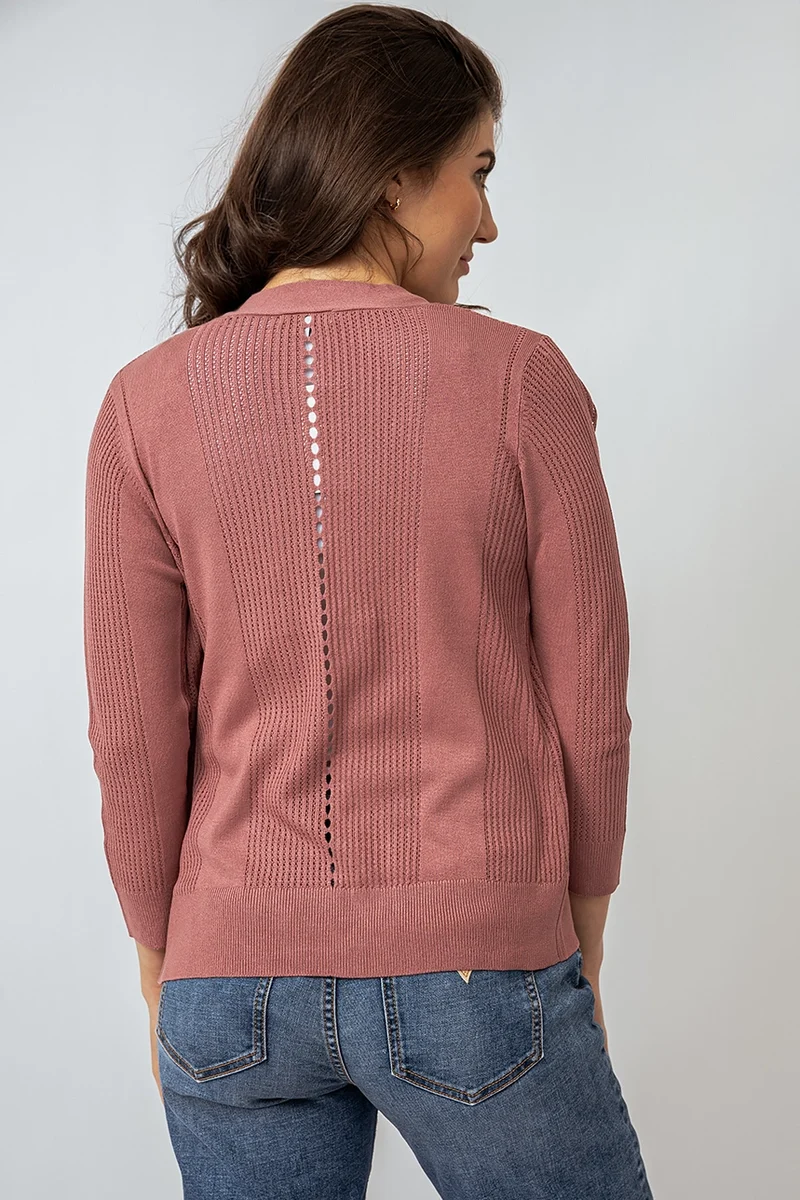 Le cardigan ajouré en crochet