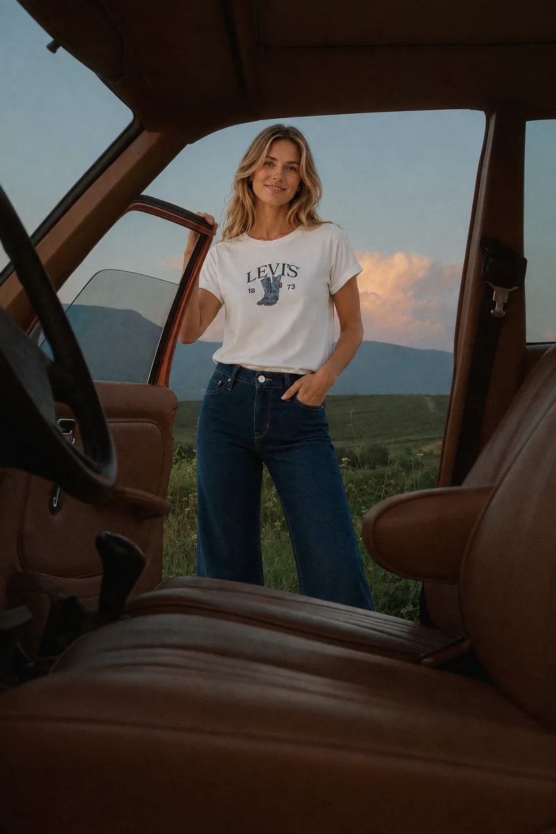 Le t-shirt cowgirl de Levi's