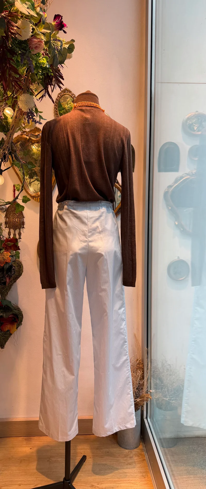 Pantalon rayé Modigliani