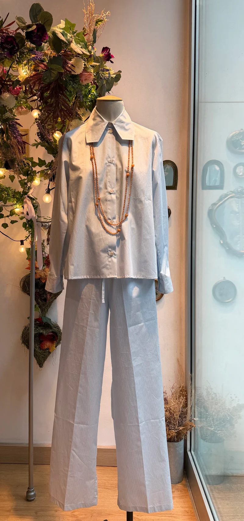 Pantalon rayé Modigliani