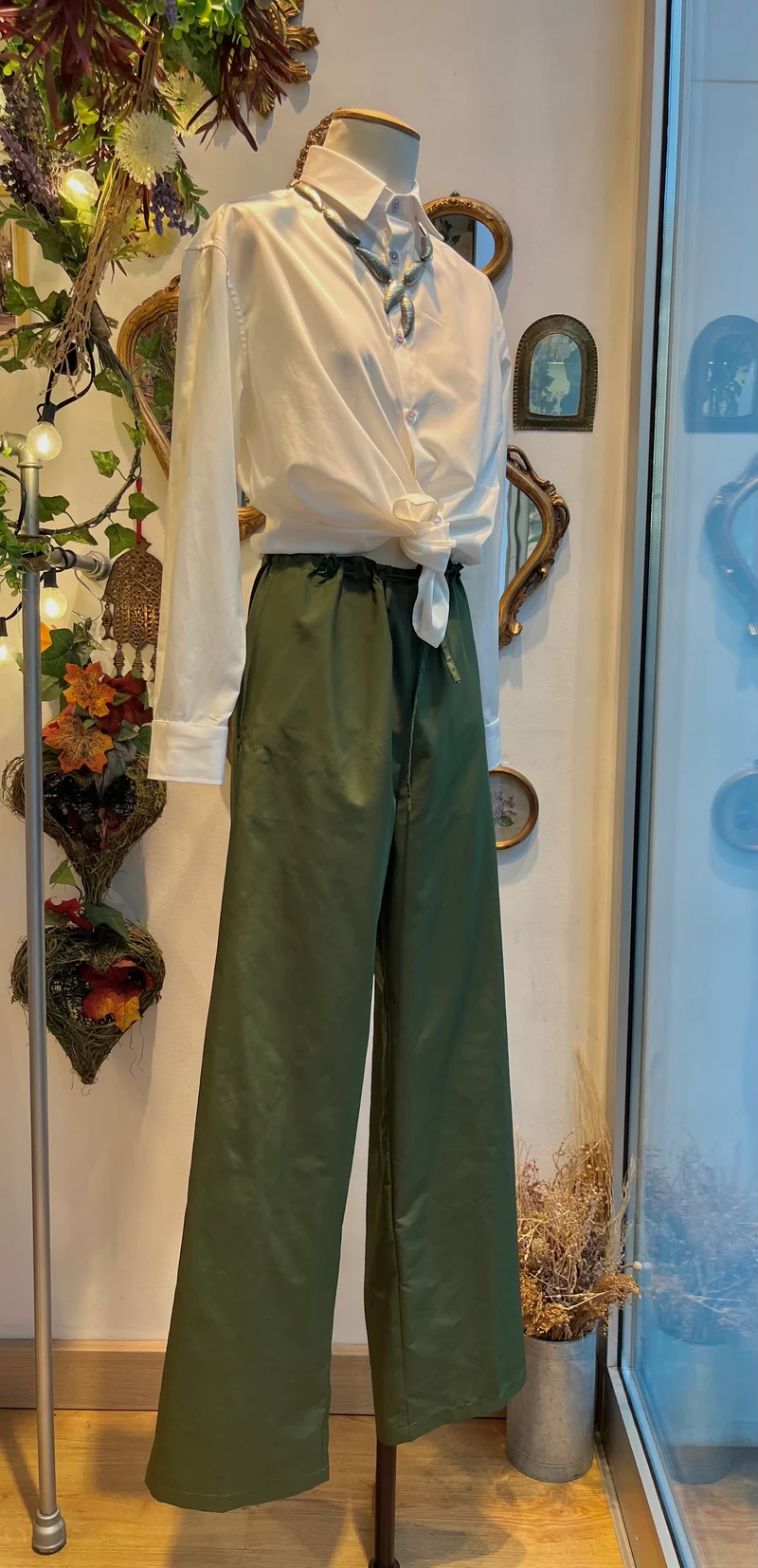 Pantalon olive Modigliani