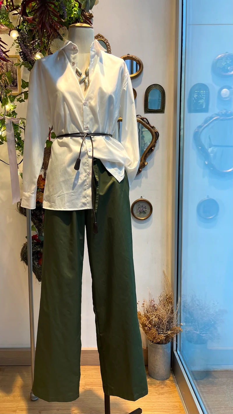 Pantalon olive Modigliani