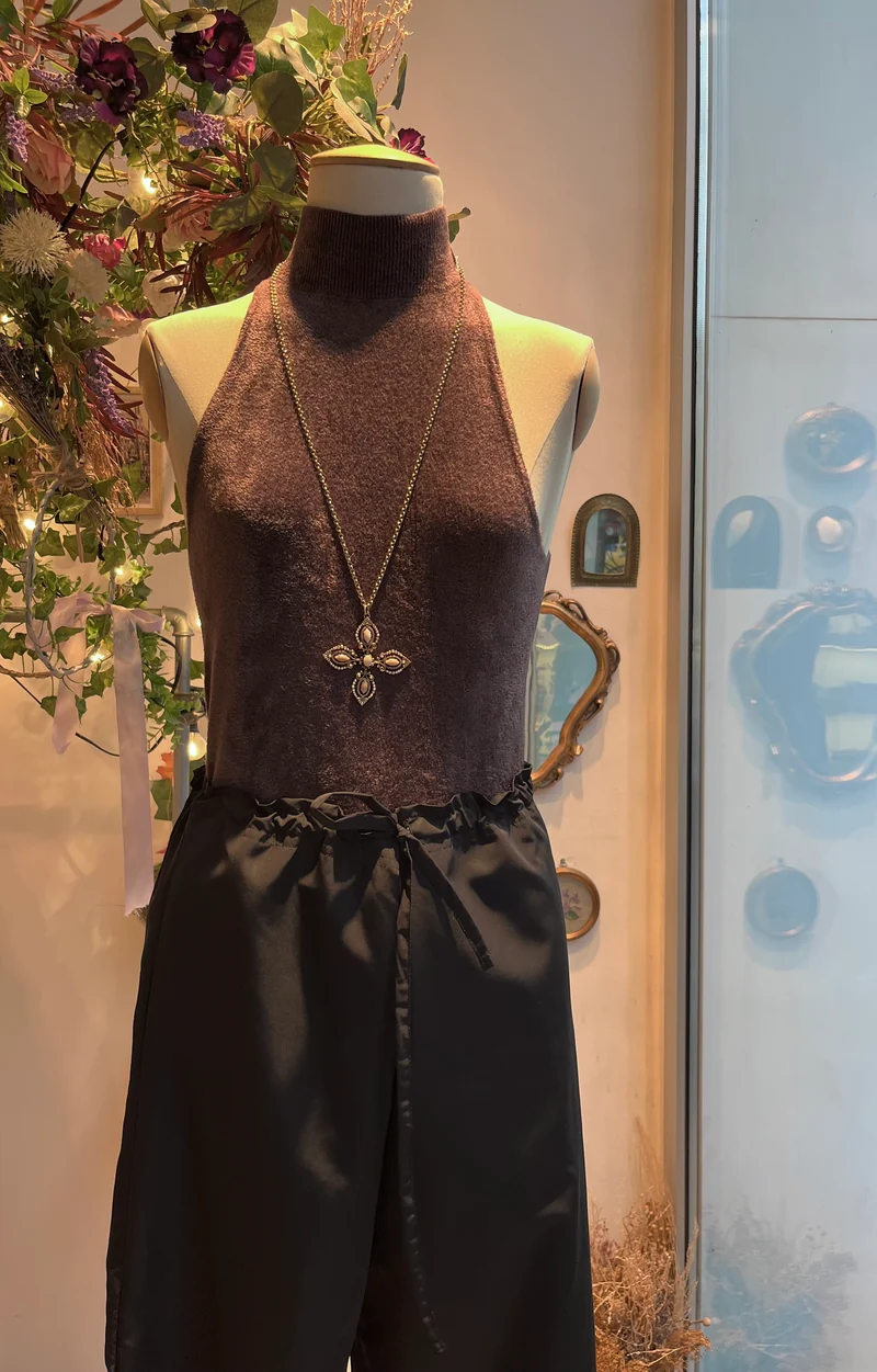 Pantalon en onyx Modigliani