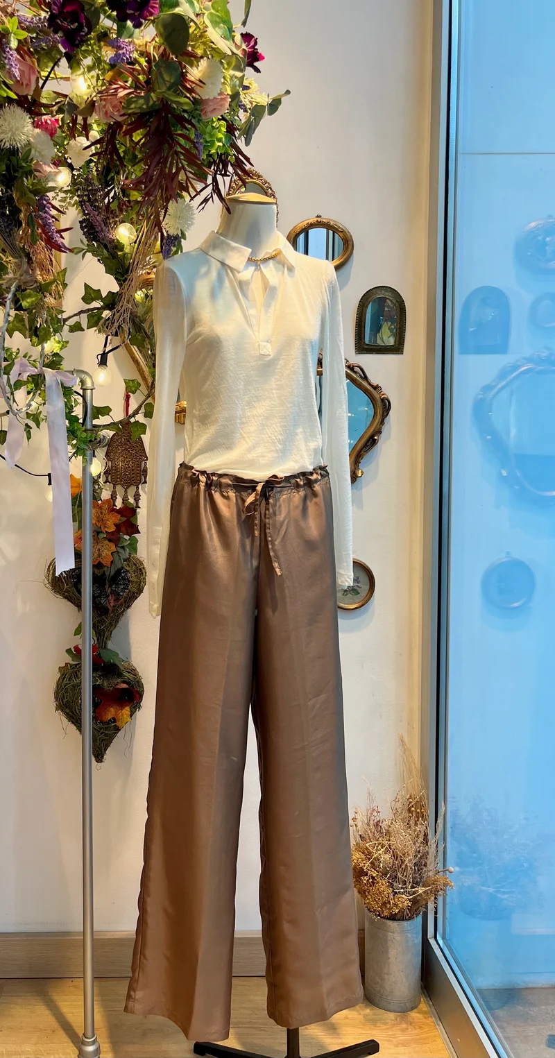 Pantalon tabac Modigliani