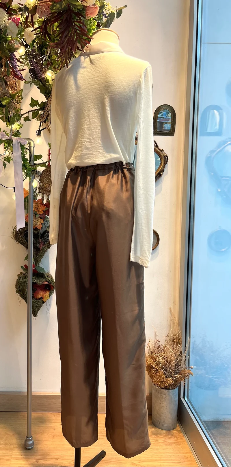 Pantalon tabac Modigliani