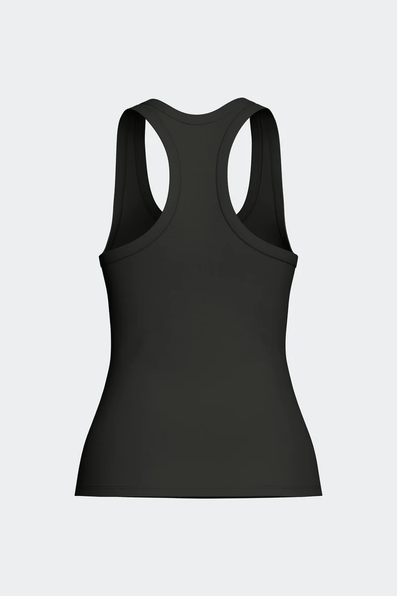 Débardeur dos nageur en Tencel stretch noir