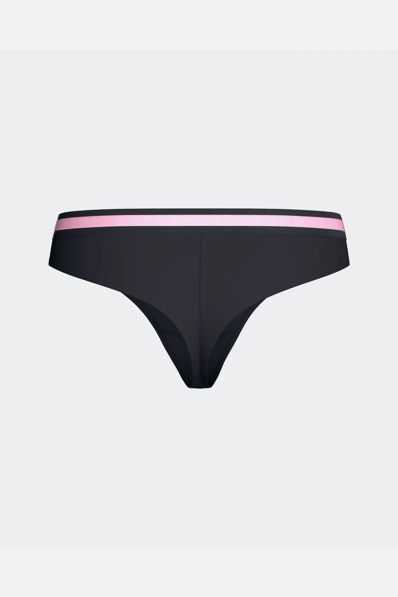 Tanga uni en coton stretch marine