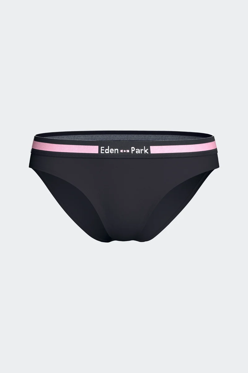 Culotte unie en coton stretch marine