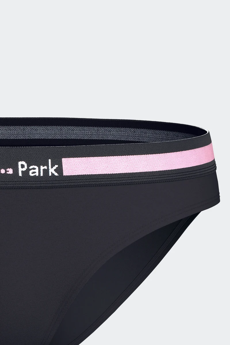 Culotte unie en coton stretch marine