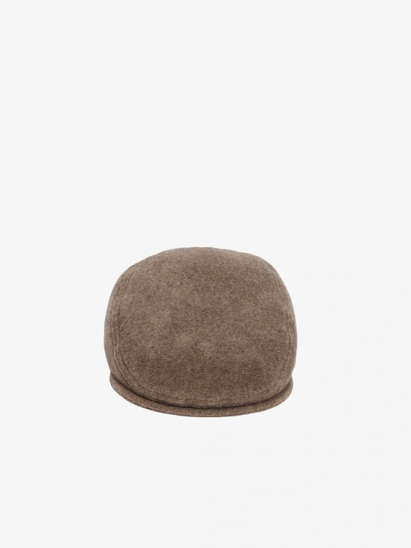 Béret Lacoste marron en laine
