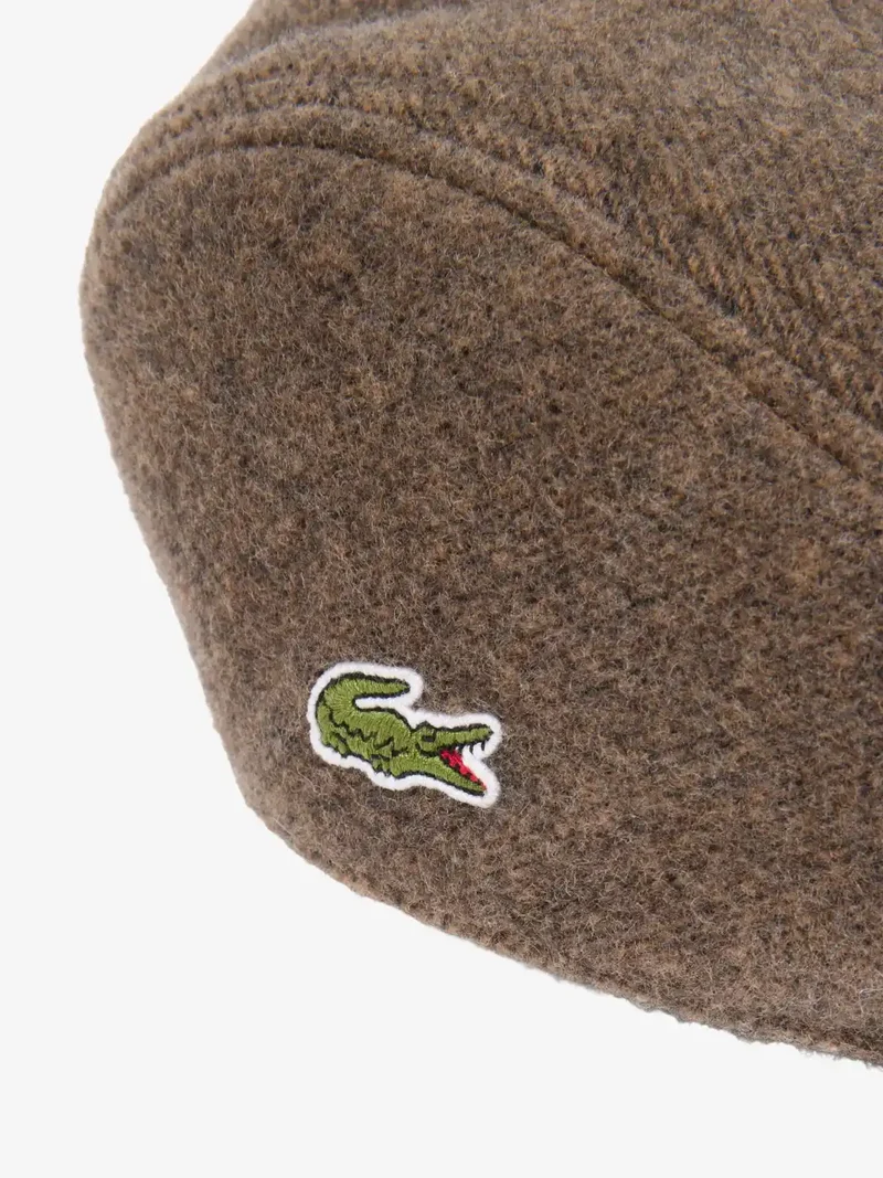 Béret Lacoste marron en laine