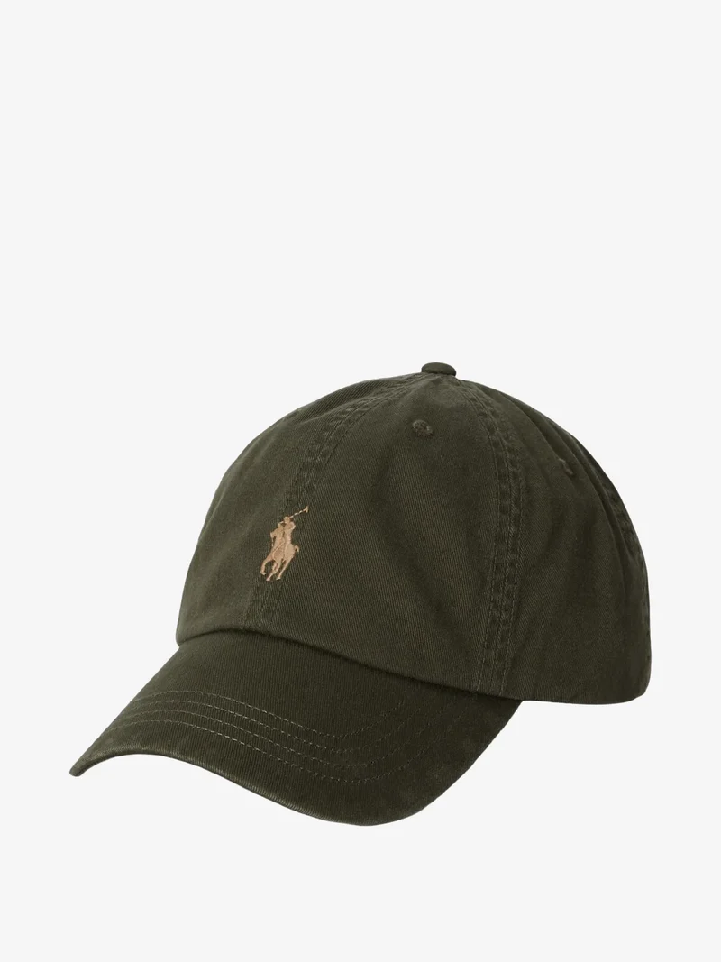 Casquette Ralph Lauren kaki en coton