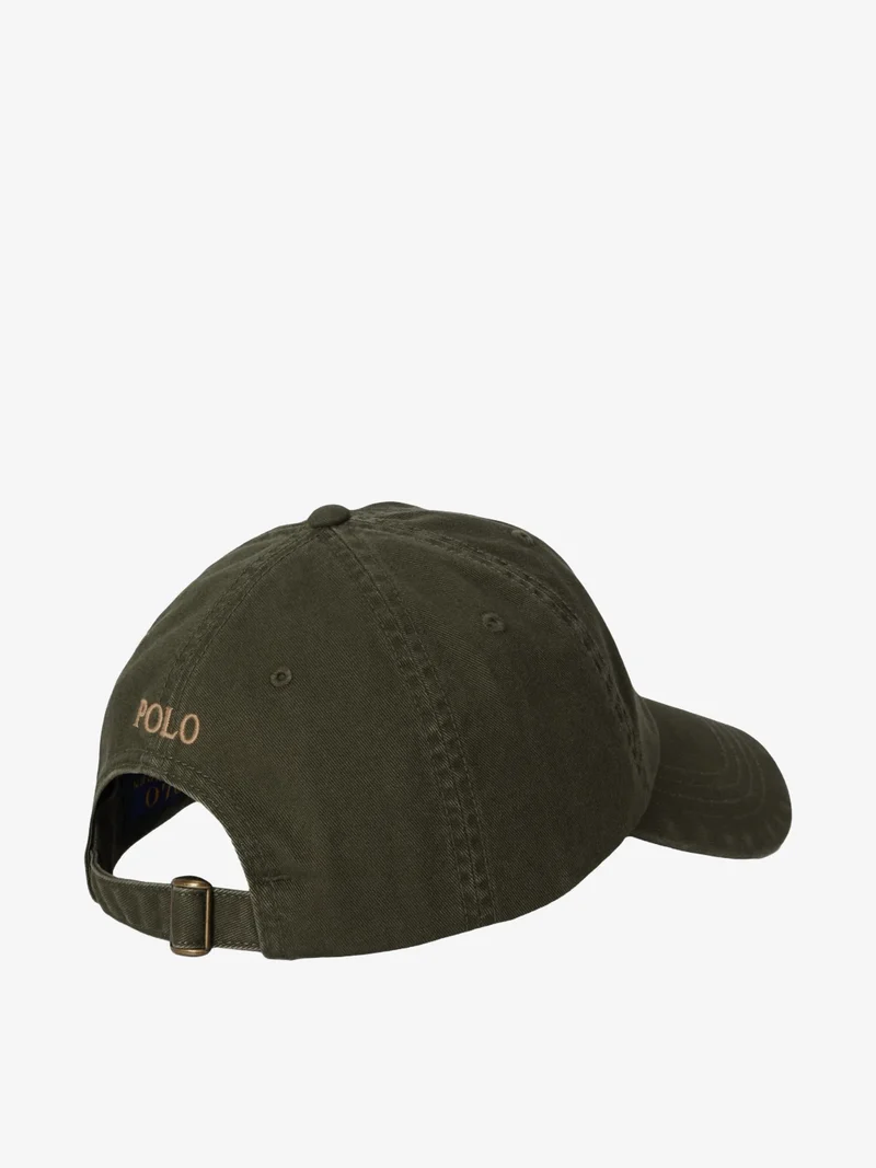 Casquette Ralph Lauren kaki en coton