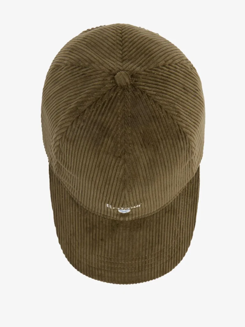 Casquette Barbour kaki en velours
