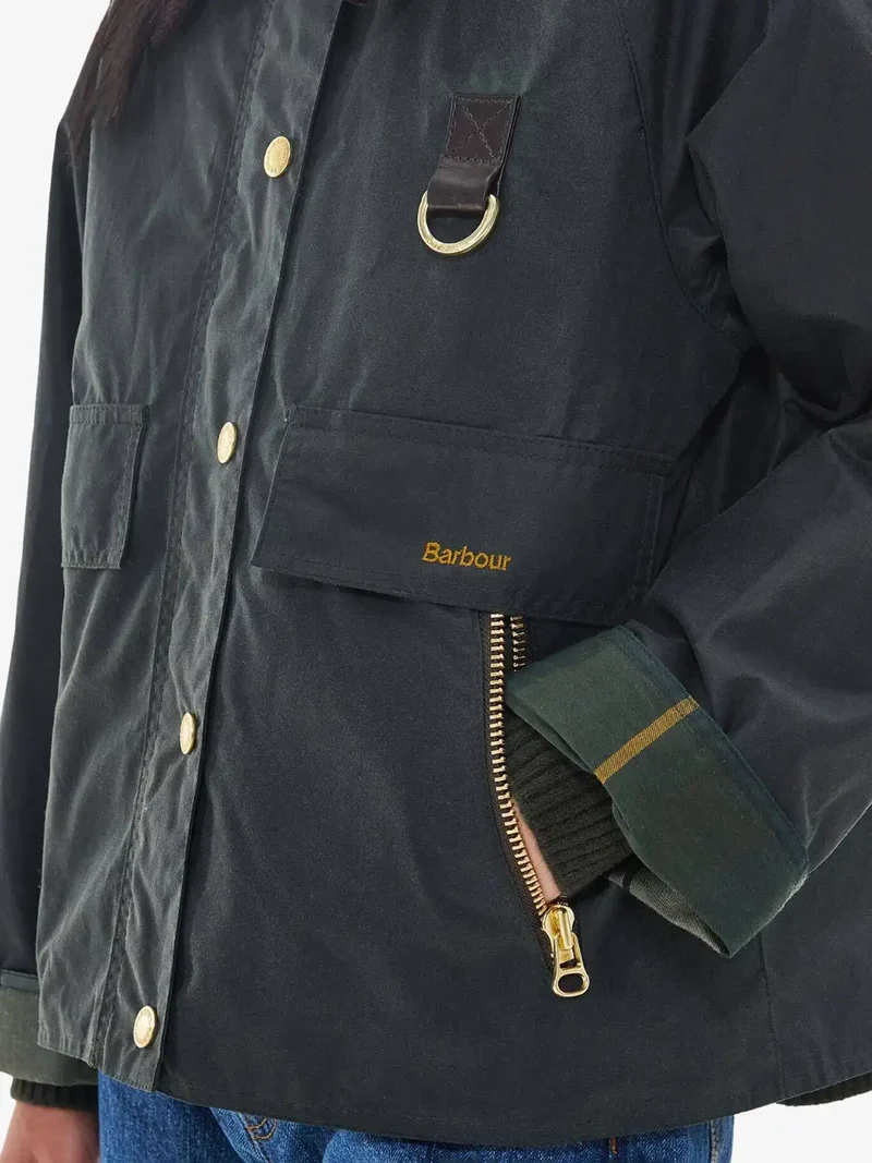 Veste huilée femme Catton Barbour marine