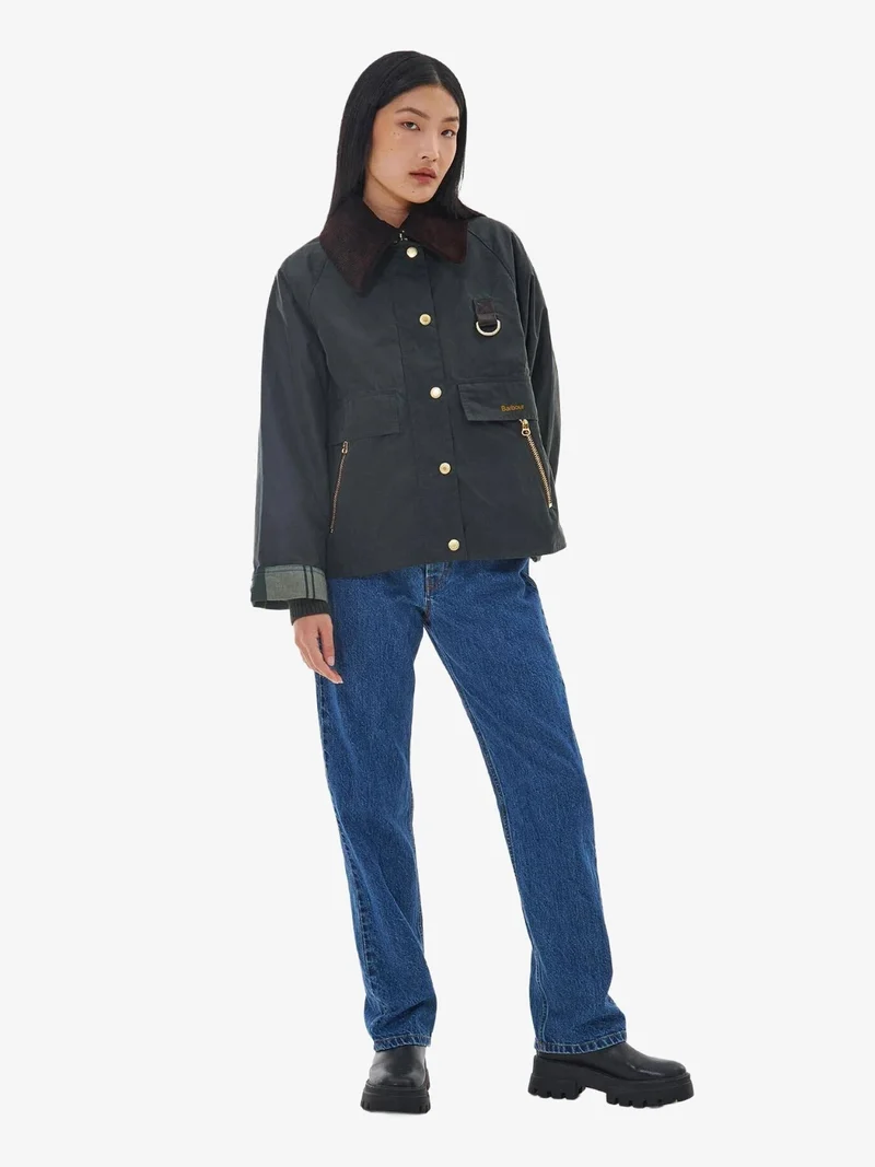 Veste huilée femme Catton Barbour marine