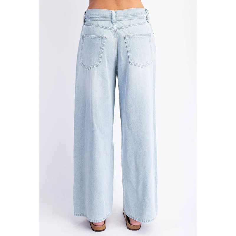 Baggy linen jeans
