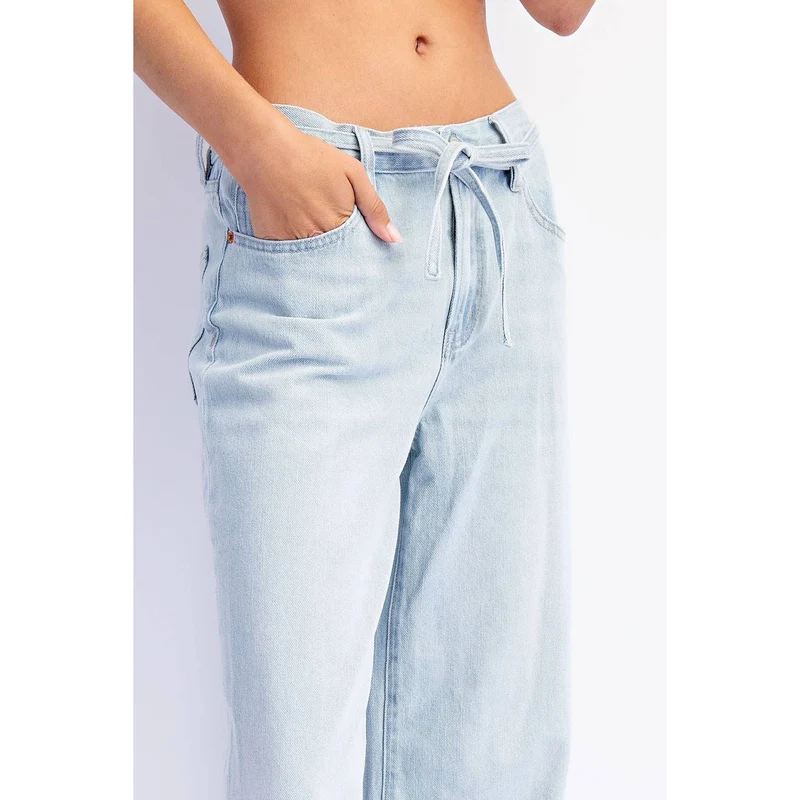 Baggy linen jeans