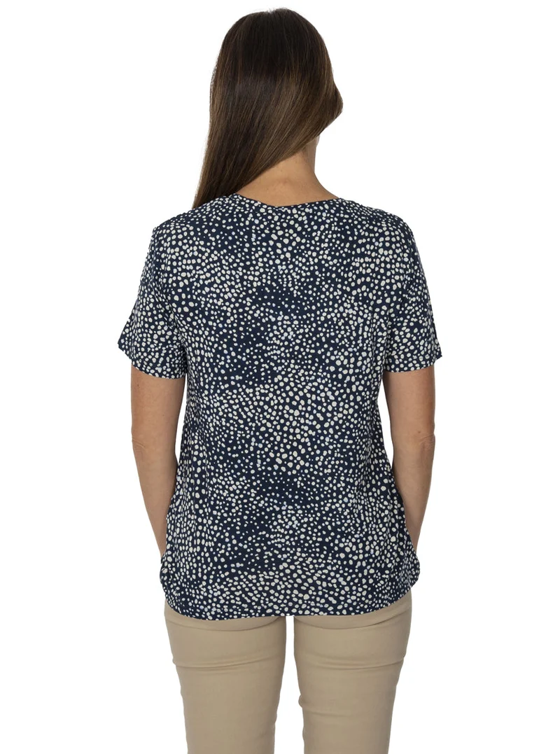 T-shirt en viscose à motifs | 3 couleurs