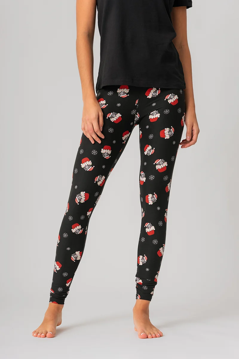Le legging ultra doux chatons et cupcakes