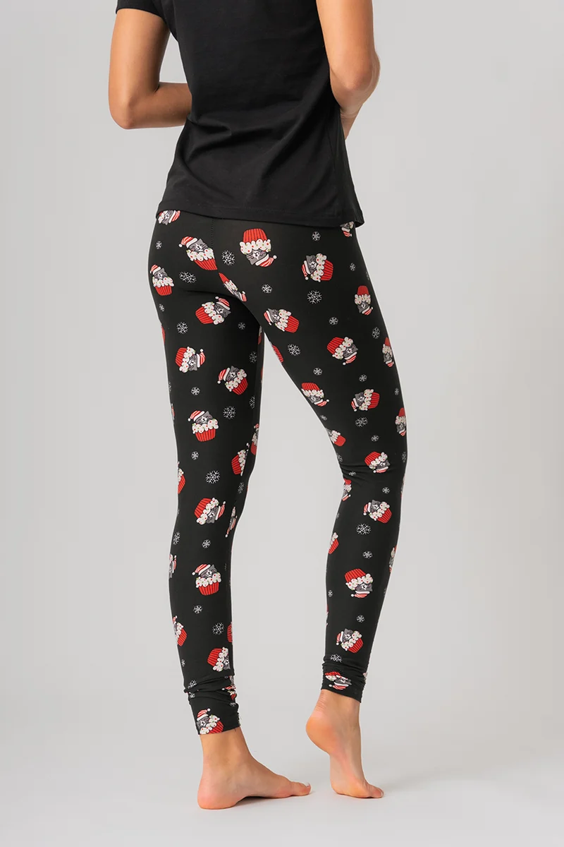 Le legging ultra doux chatons et cupcakes